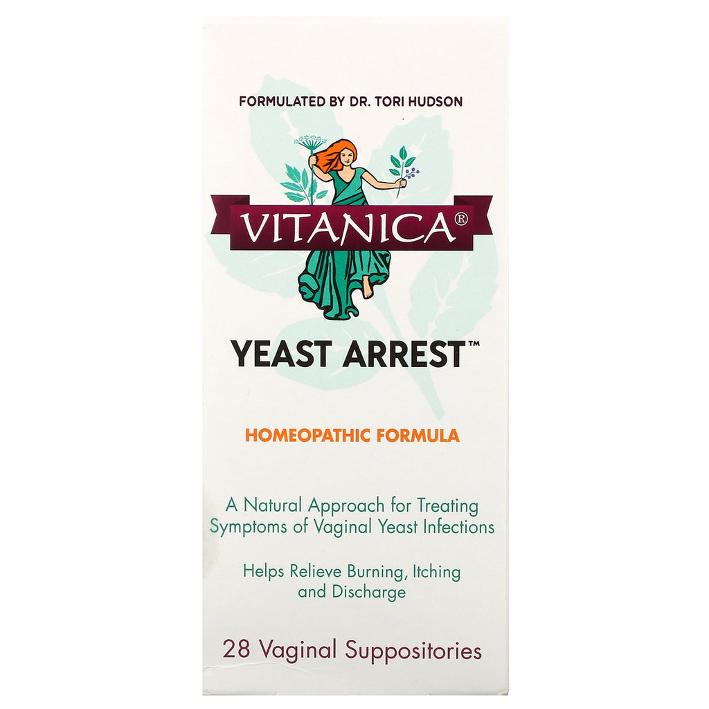 Vitanica, Yeast Arrest, 28 Vaginal Suppositories