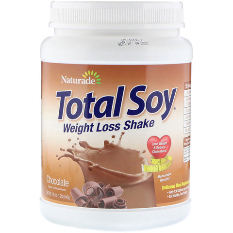 Naturade, Total Soy, Weight Loss Shake, Chocolate, 1.2 lbs (540 g)