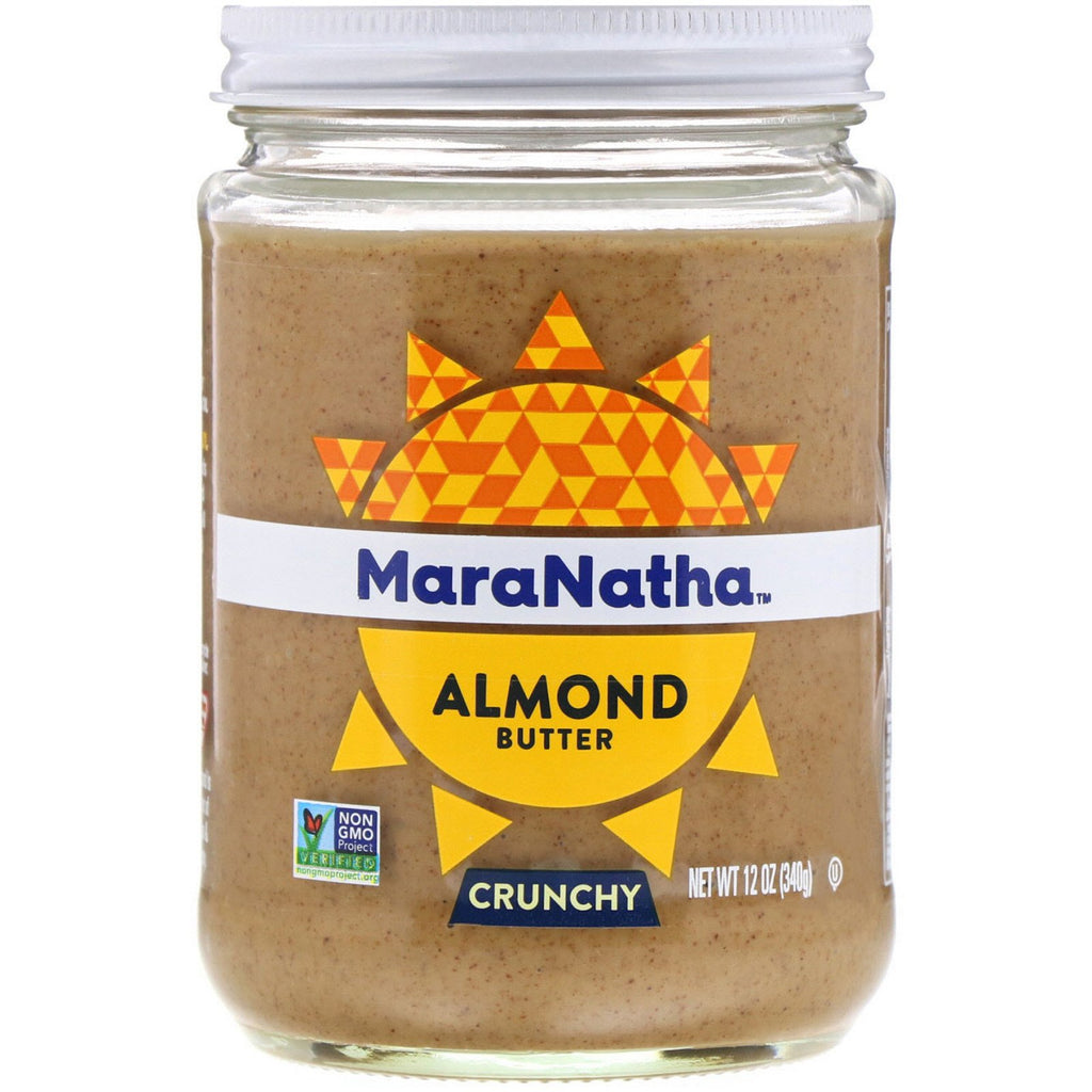 MaraNatha, Almond Butter, Crunchy, 12 oz (340 g)