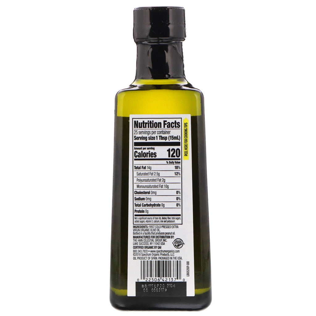 Spectrum Culinary,  Extra Virgin Olive Oil, 12.7 fl oz (375 ml)