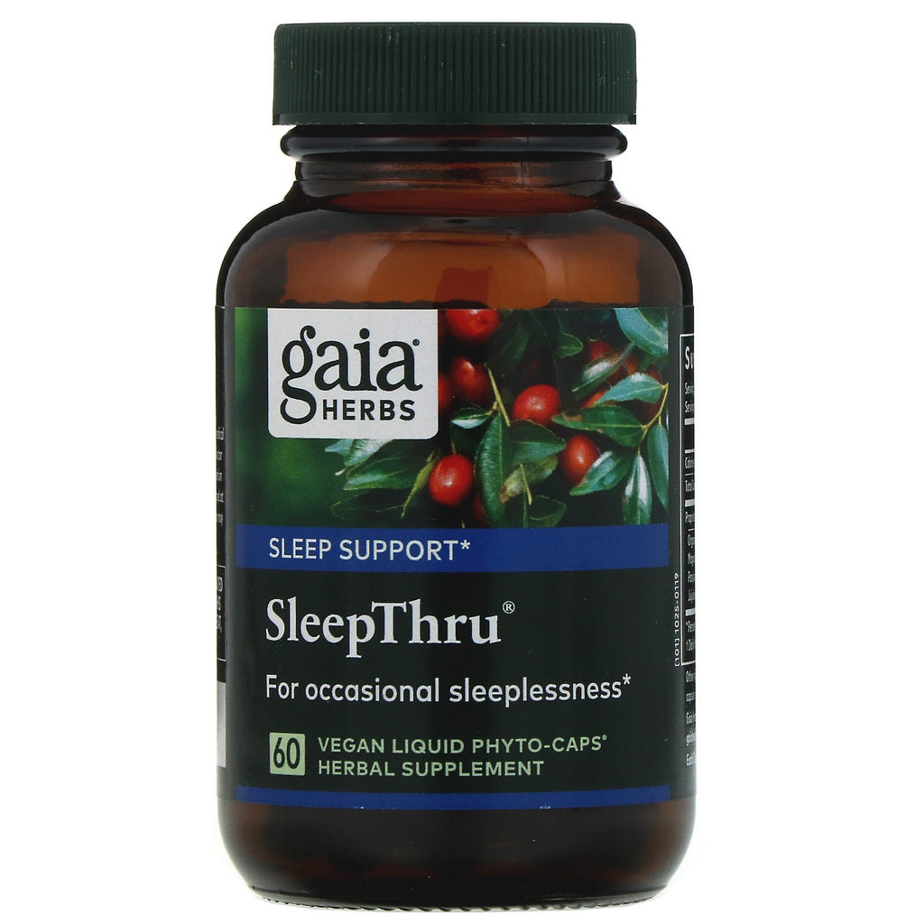 Gaia Herbs, SleepThru, 60 Vegan Liquid Phyto-Caps