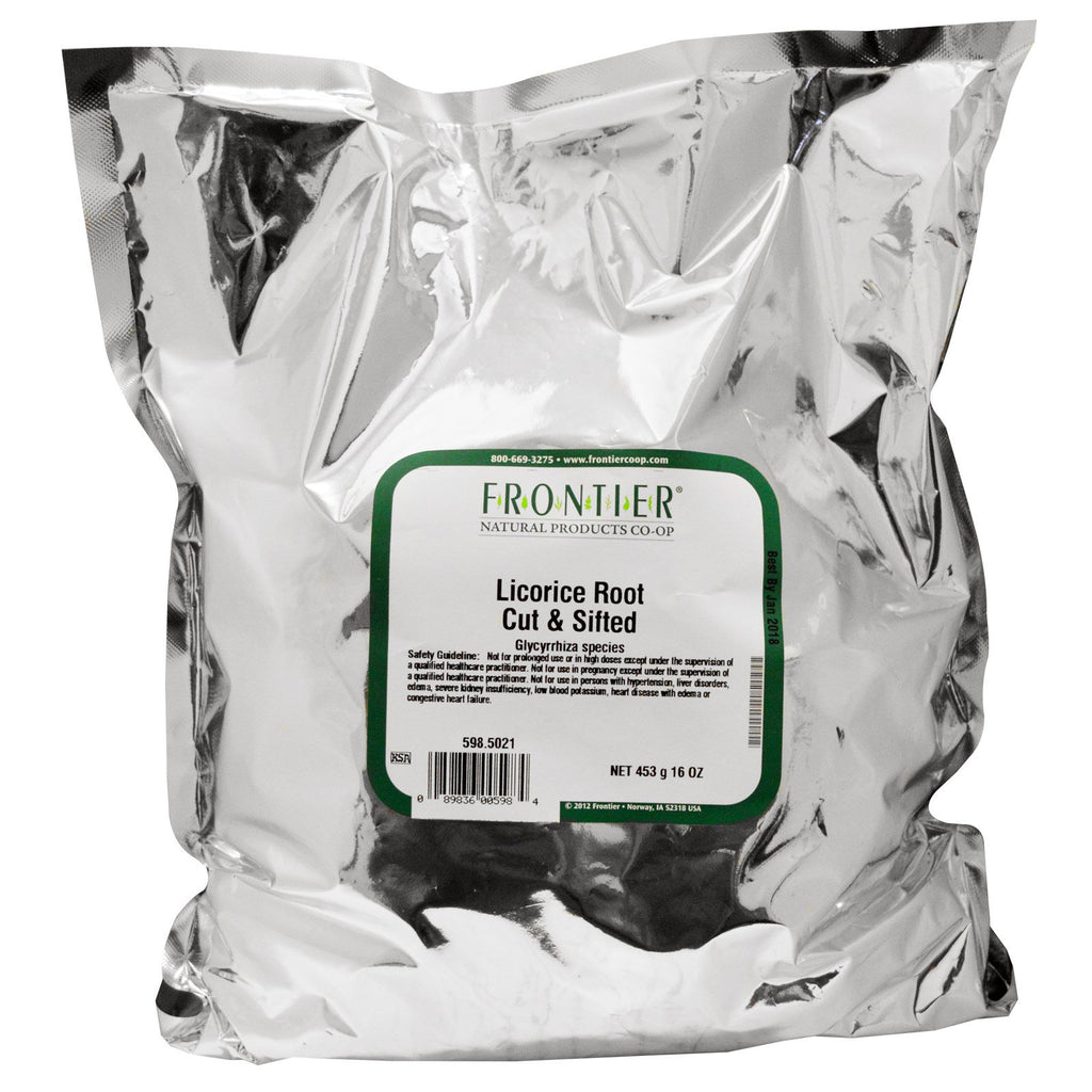 Frontier Natural Products, Licorice Root Cut & Sifted, 16 oz (453 g)