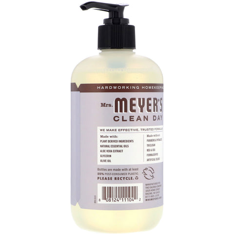 Mrs. Meyers Clean Day, håndsæbe, lavendelduft, 12,5 fl oz (370 ml)