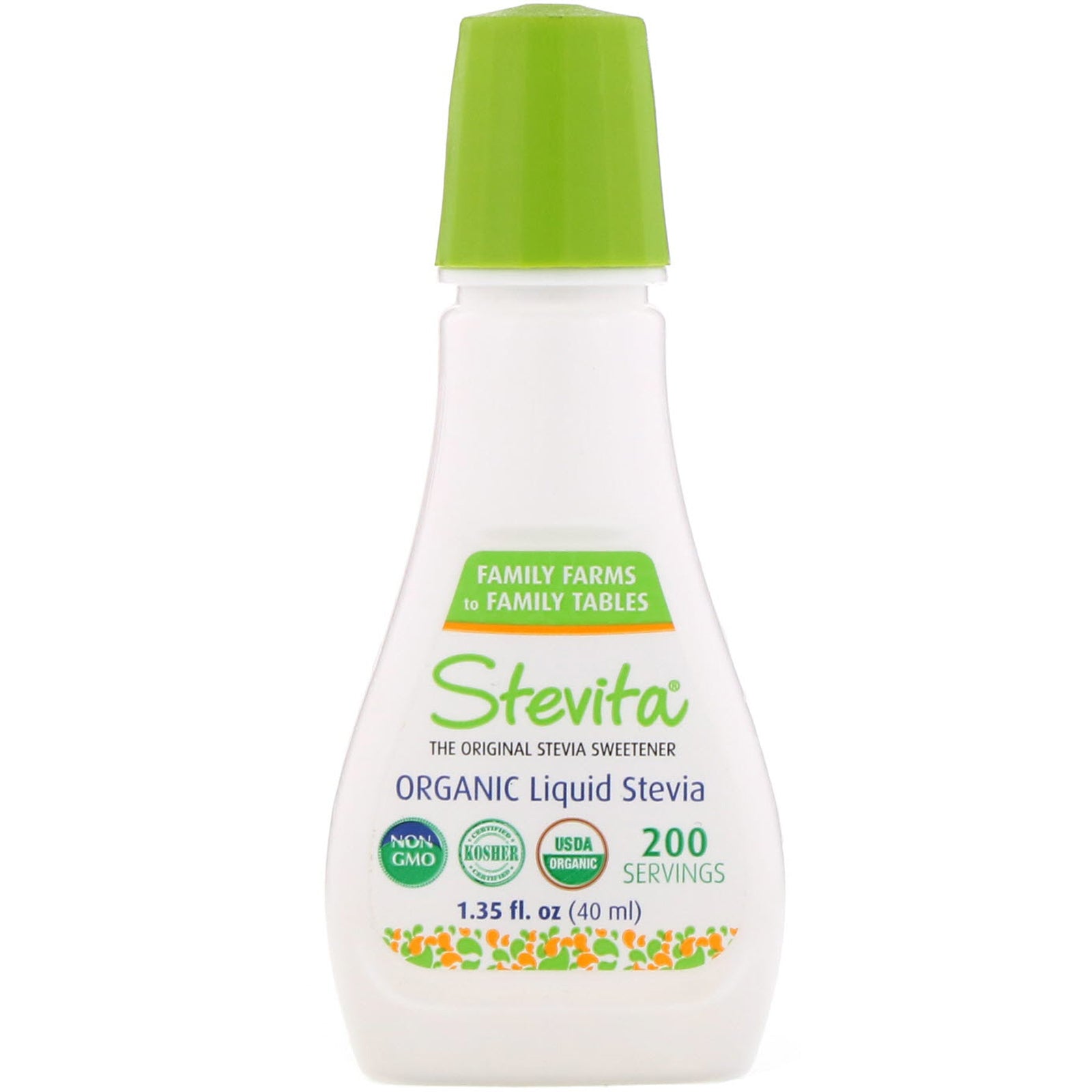 Stevita, Organic Liquid Stevia, 1.35 fl oz (40 ml)