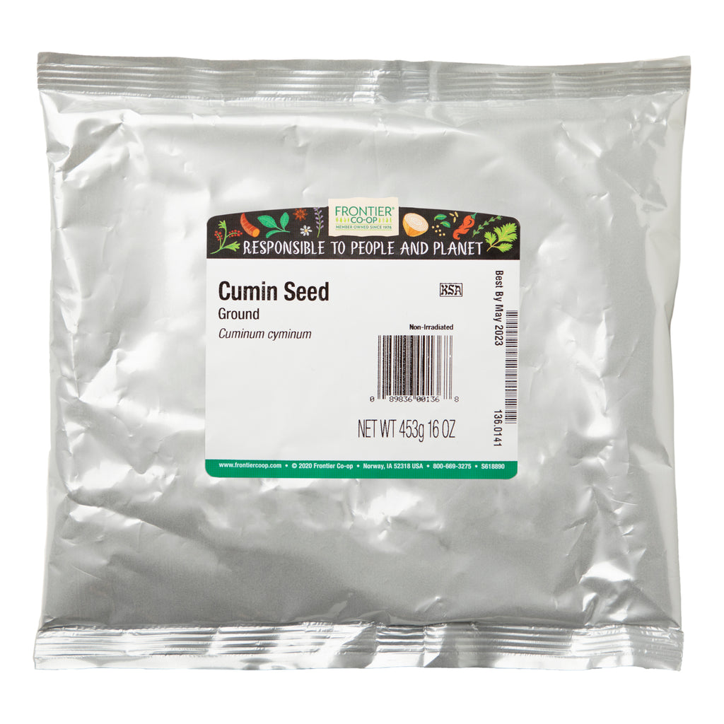 Frontier Natural Products, Semilla de comino molida, 16 oz (453 g)
