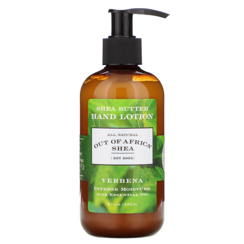 Out of Africa, Shea Butter Hand Lotion, Verbena, 8 fl oz (240 ml)