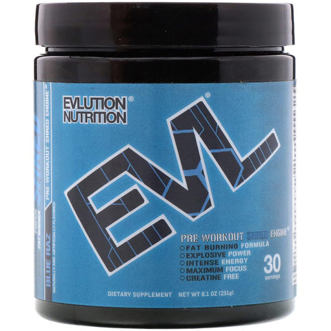 EVLution Nutrition, ENGN Shred, Pre-Workout Shred Engine, Blue Raz, 8.1 oz (231 g)