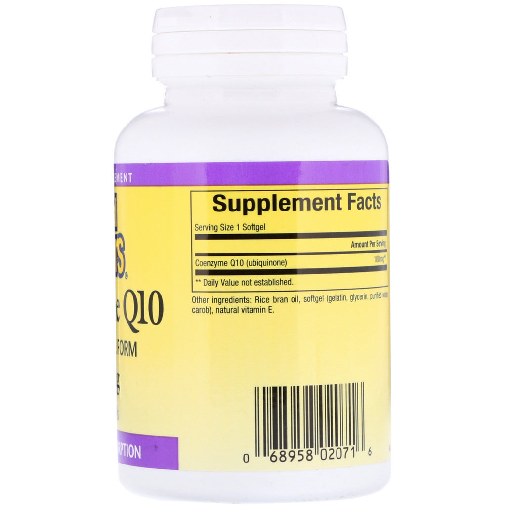 Natural Factors, Coenzima Q10, 100 mg, 60 cápsulas blandas
