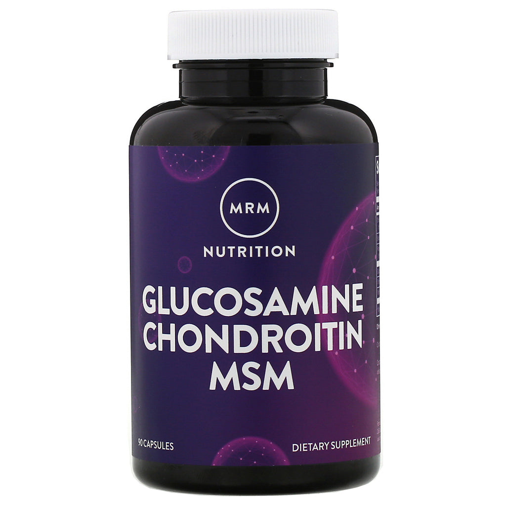 MRM, Nutrition, Glucosamine Chondroitin MSM, 90 Capsules