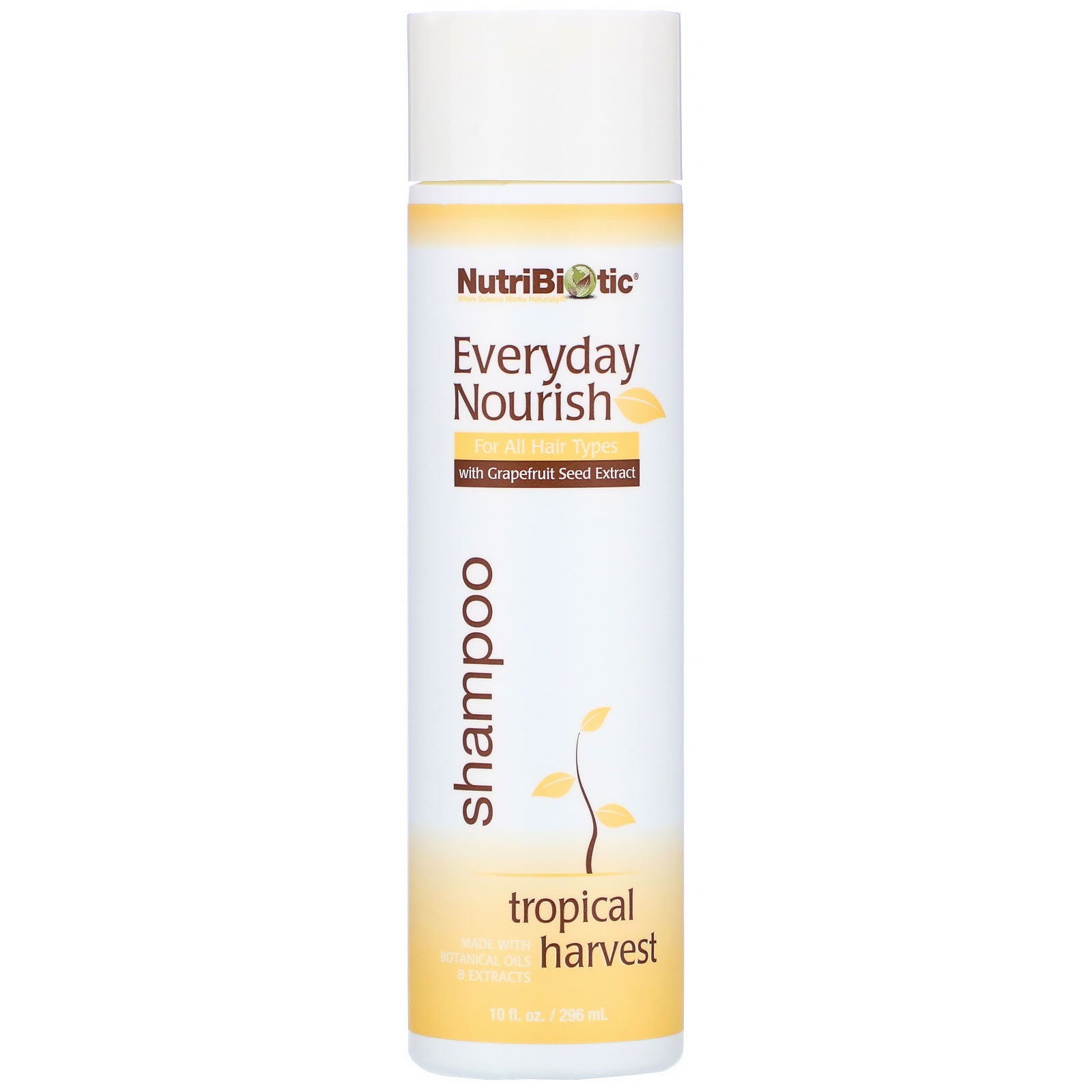 NutriBiotic, Everyday Nourish Shampoo, Tropical Harvest, 10 fl oz. (296 ml)
