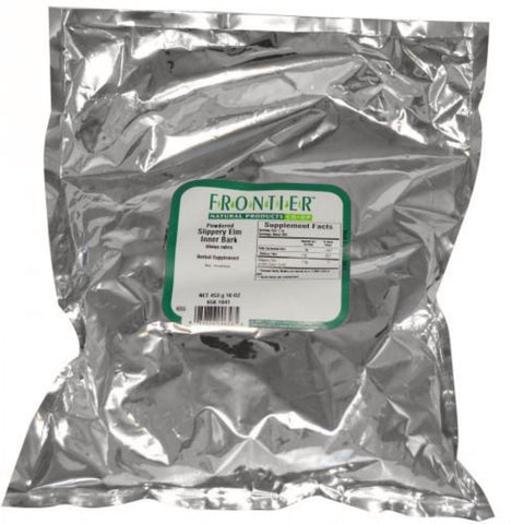 Frontier Natural Products, Corteza interna de olmo resbaladizo en polvo, 16 oz (453 g)
