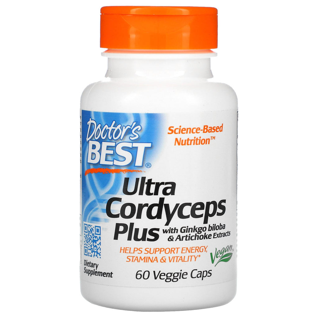 Doctor's Best, Ultra Cordyceps Plus, 60 Veggie Caps