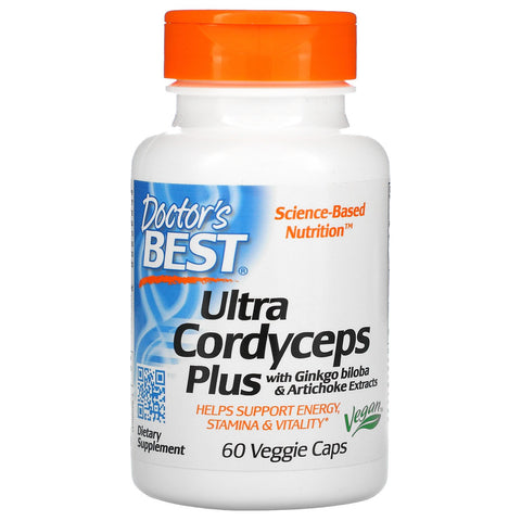 Doctor's Best, Ultra Cordyceps Plus, 60 Veggie Caps