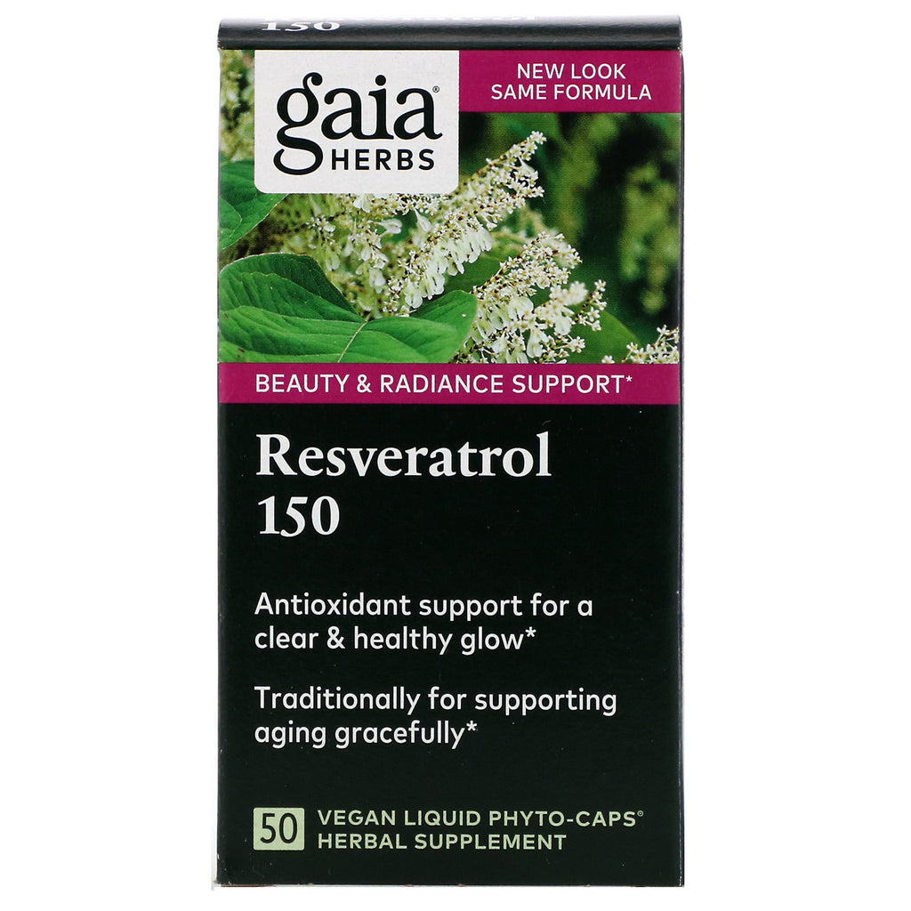 Gaia Herbs, Resveratrol 150, 50 Vegan Liquid Phyto-Caps