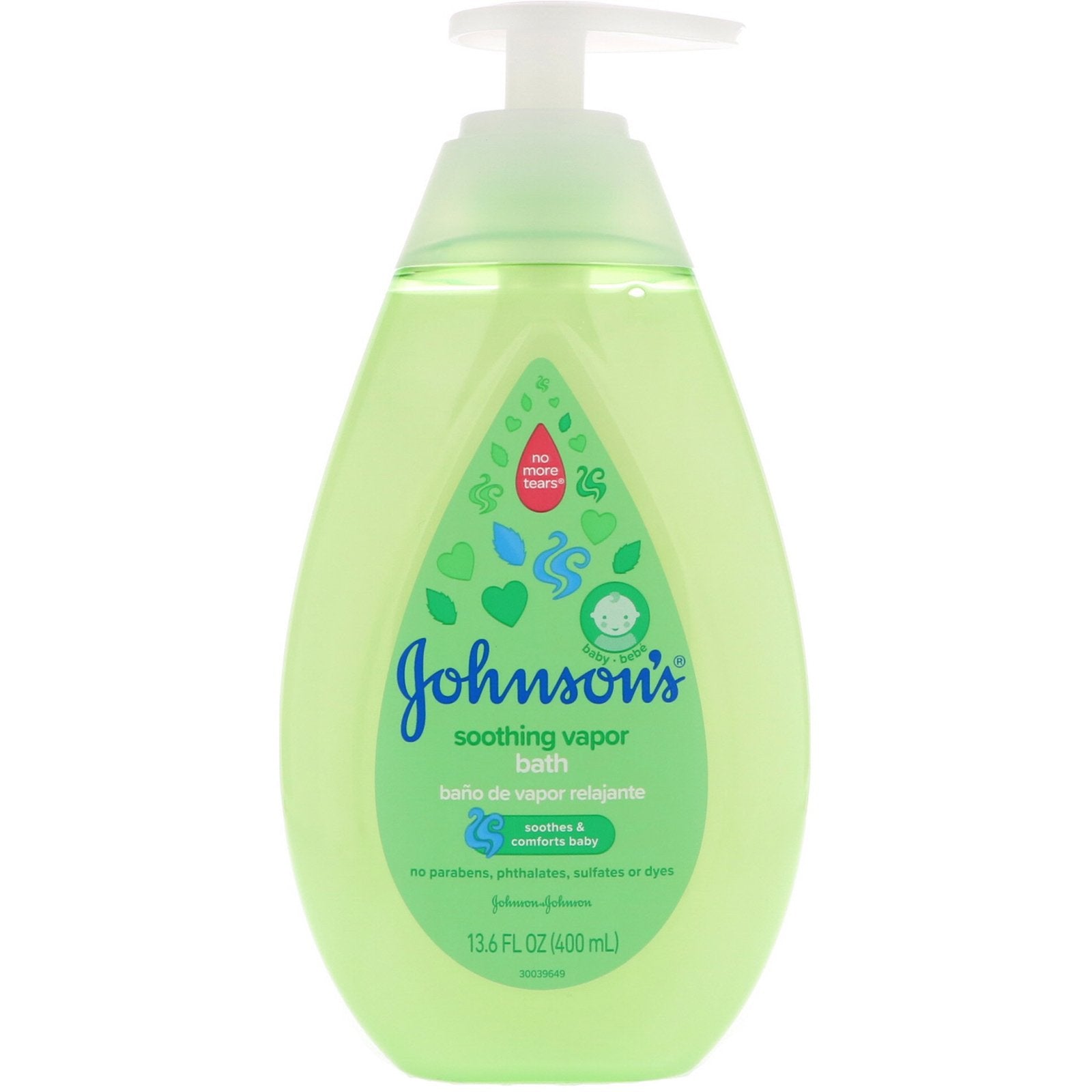 Johnson & Johnson, Soothing Vapor, Bath, 13.6 fl oz (400 ml)