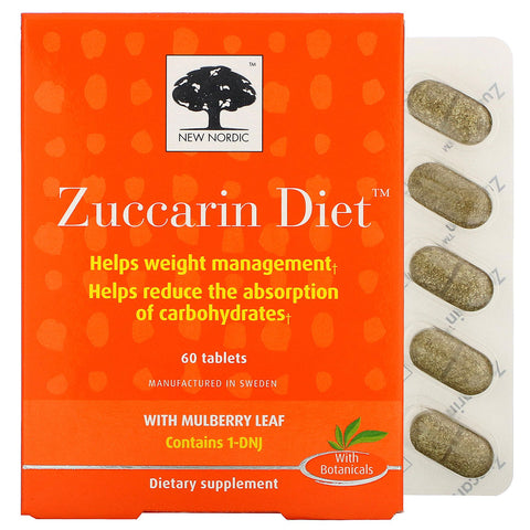 New Nordic, Zuccarin Diet, 60 Tablets