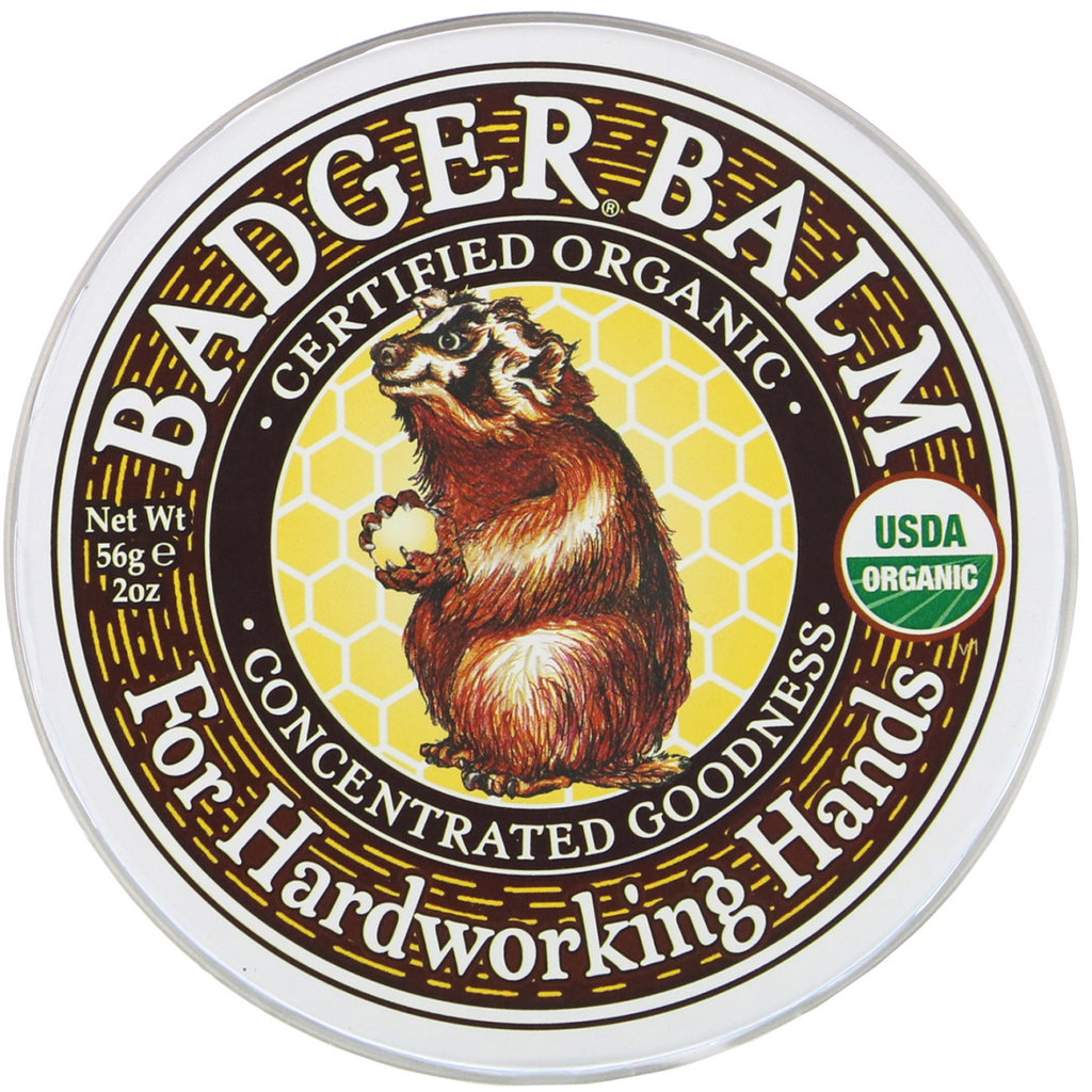 Badger Company, Badger Balm For Hardworking Hands, 2 oz (56 g)