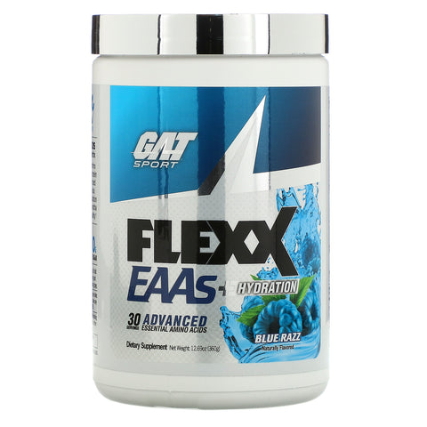 GAT, Flexx EAAs + Hydration, Blue Razz, 12.69 oz (360 g)