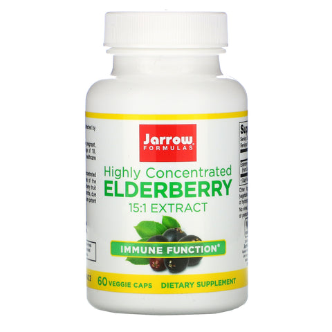 Jarrow Formulas, Highly Concentrated Elderberry Extract, 60 Veggie Caps