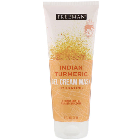 Freeman Beauty, Indian Turmeric Gel Cream Mask, 6 fl oz (175 ml)