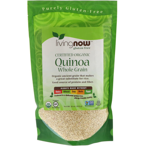 Now Foods, Organic Quinoa, Whole Grain, 16 oz (454 g)