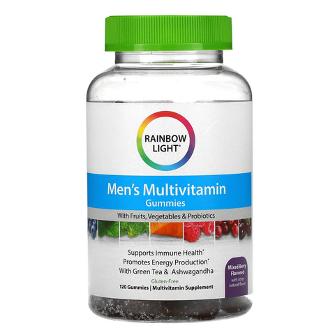 Rainbow Light, Men's Multivitamin, Mixed Berry, 120 Gummies