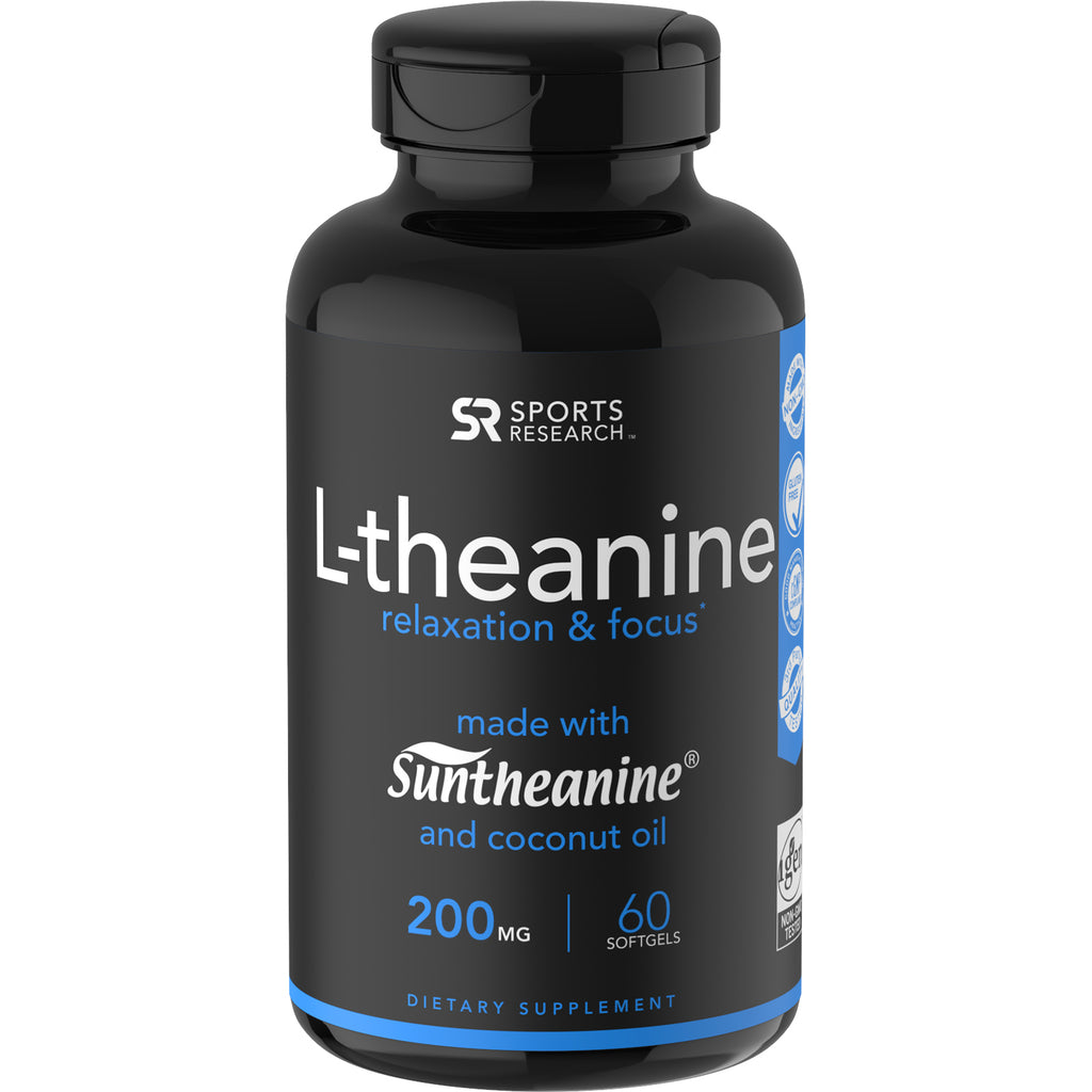 Sports Research, L-theanine, 200 mg, 60 Softgels