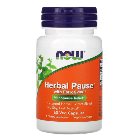 Now Foods, Herbal Pause With EstroG-100, 60 Veg Capsules