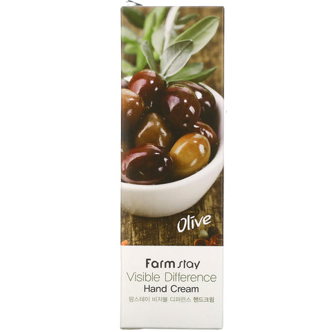 Farmstay, Visible Difference Håndcreme, Oliven, 100 g
