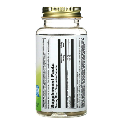 Nature's Herbs, Extracto estandarizado de poder de sílice, 300 mg, 60 cápsulas vegetarianas