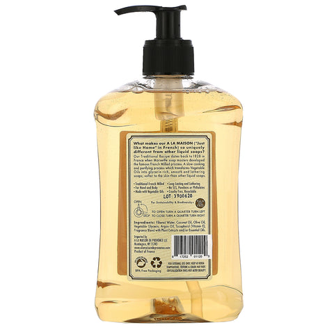 A La Maison de Provence, Hand & Body Liquid Soap, Pure Coconut, 16.9 fl oz (500 ml)