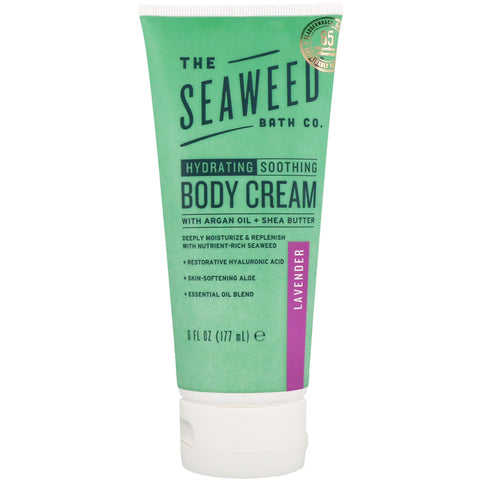 The Seaweed Bath Co., Hydrating Soothing Body Cream, Lavender, 6 fl oz (177 ml)