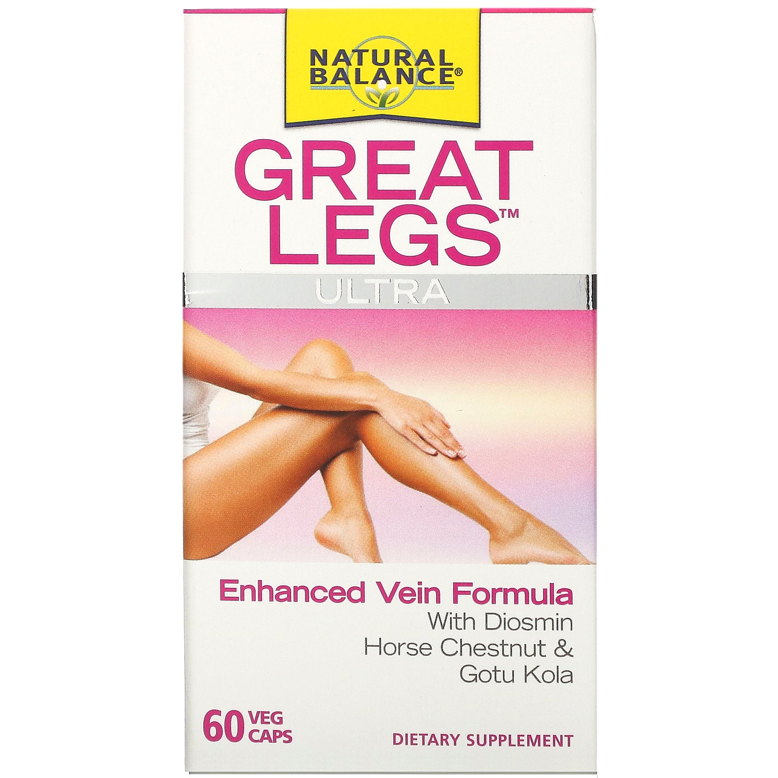 Natural Balance, Great Legs Ultra, Enhanced Vein Formula, 60 Veg Caps