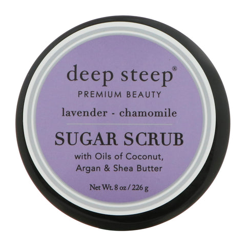 Deep Steep, Sugar Scrub, Lavender - Chamomile, 8 oz (226 g)
