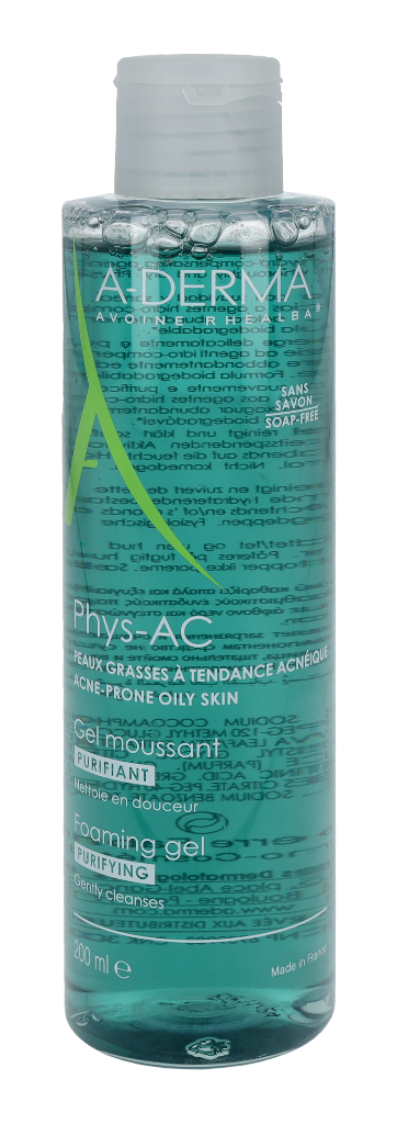 A-Derma Phys-AC Purifying Foaming Gel 200 ml