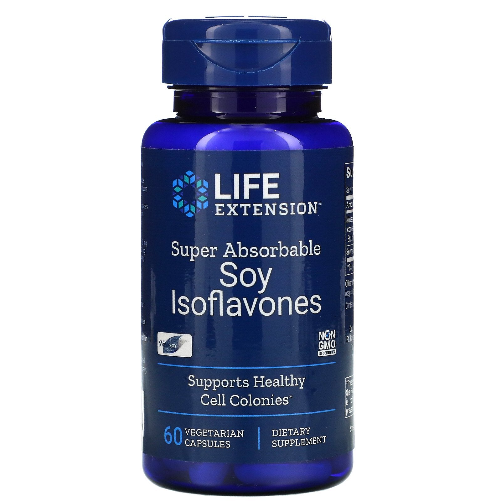 Life Extension, Soy Isoflavones, Super Absorbable, 60 Vegetarian Capsules