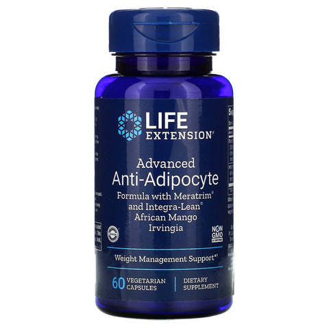 Life Extension, Advanced Anti-Adipocyte, 60 Vegetarian Capsules