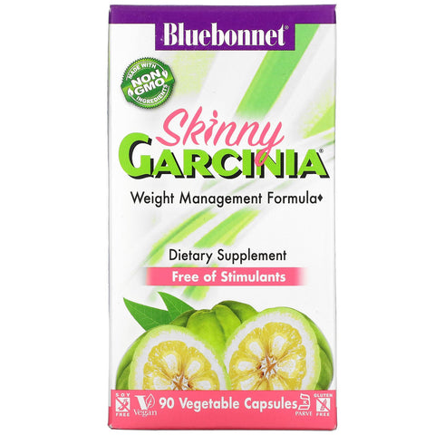 Bluebonnet Nutrition, Skinny Garcinia Weight Management Formula, 90 Vegetable Capsules