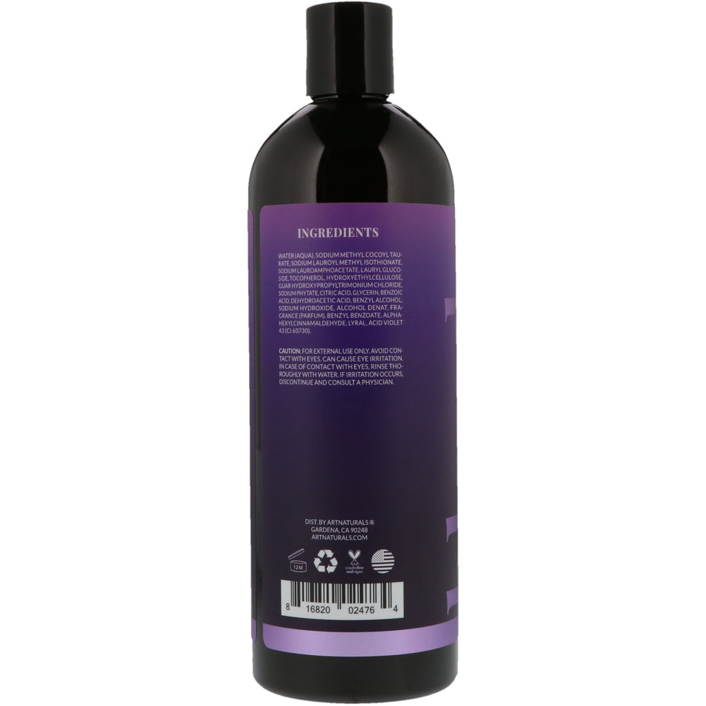 Artnaturals, lilla shampoo, farvebalance og tone, 16 fl oz (473 ml)