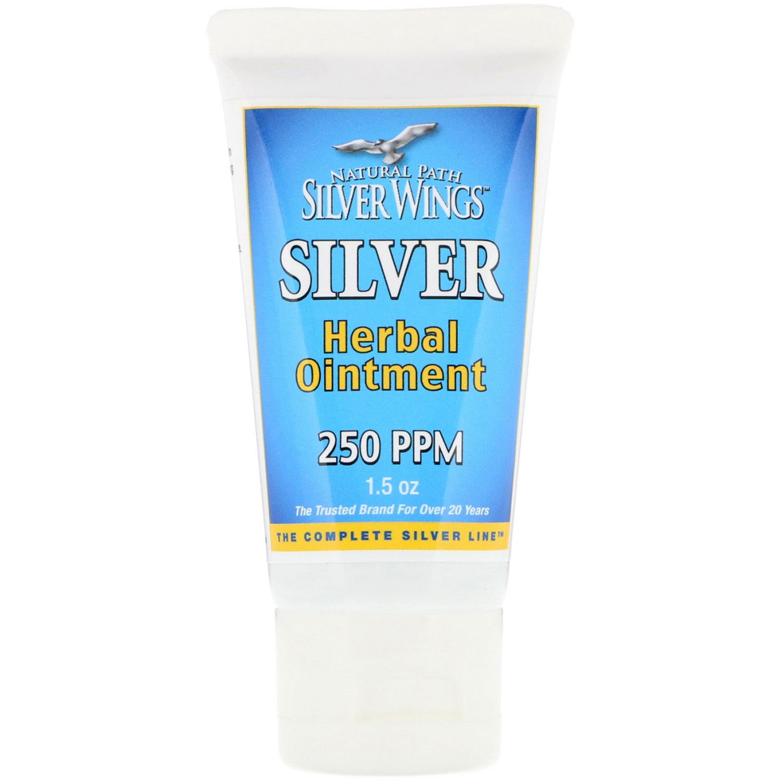 Natural Path Silver Wings, Silver Herbal Ointment, 250 PPM, 1.5 oz