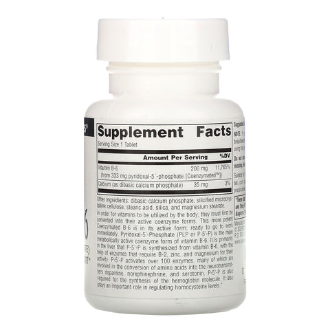 Source Naturals, B-6 coenzimado, 333 mg, 30 tabletas