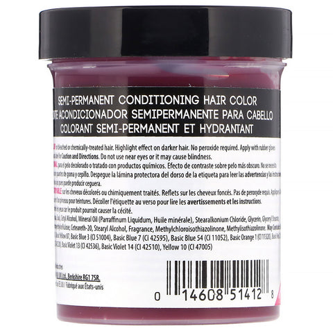 Punky Colour, Color de cabello acondicionador semipermanente, Rosa flamenco, 100 ml (3,5 oz. líq.)