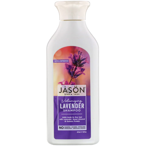 Jason Natural, Volumizing Lavender Shampoo, 16 fl oz (473 ml)