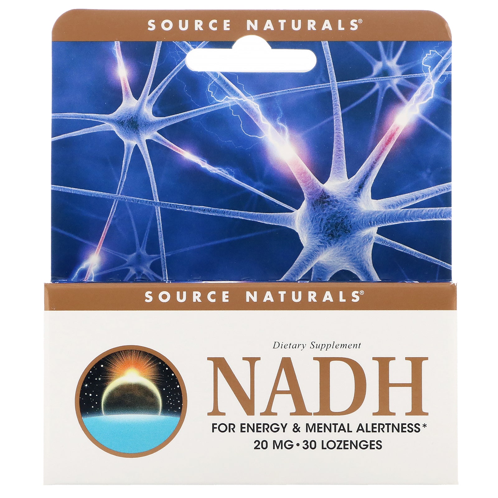 Source Naturals, NADH, 20 mg, 30 Sublingual Tablets