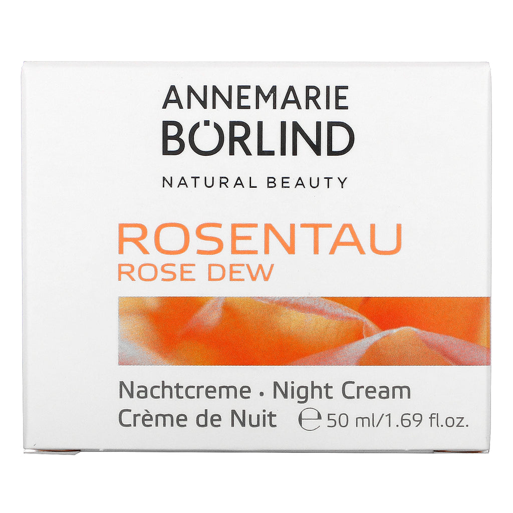 AnneMarie Borlind, Rose Dew Night Cream, 1,69 fl oz (50 ml)