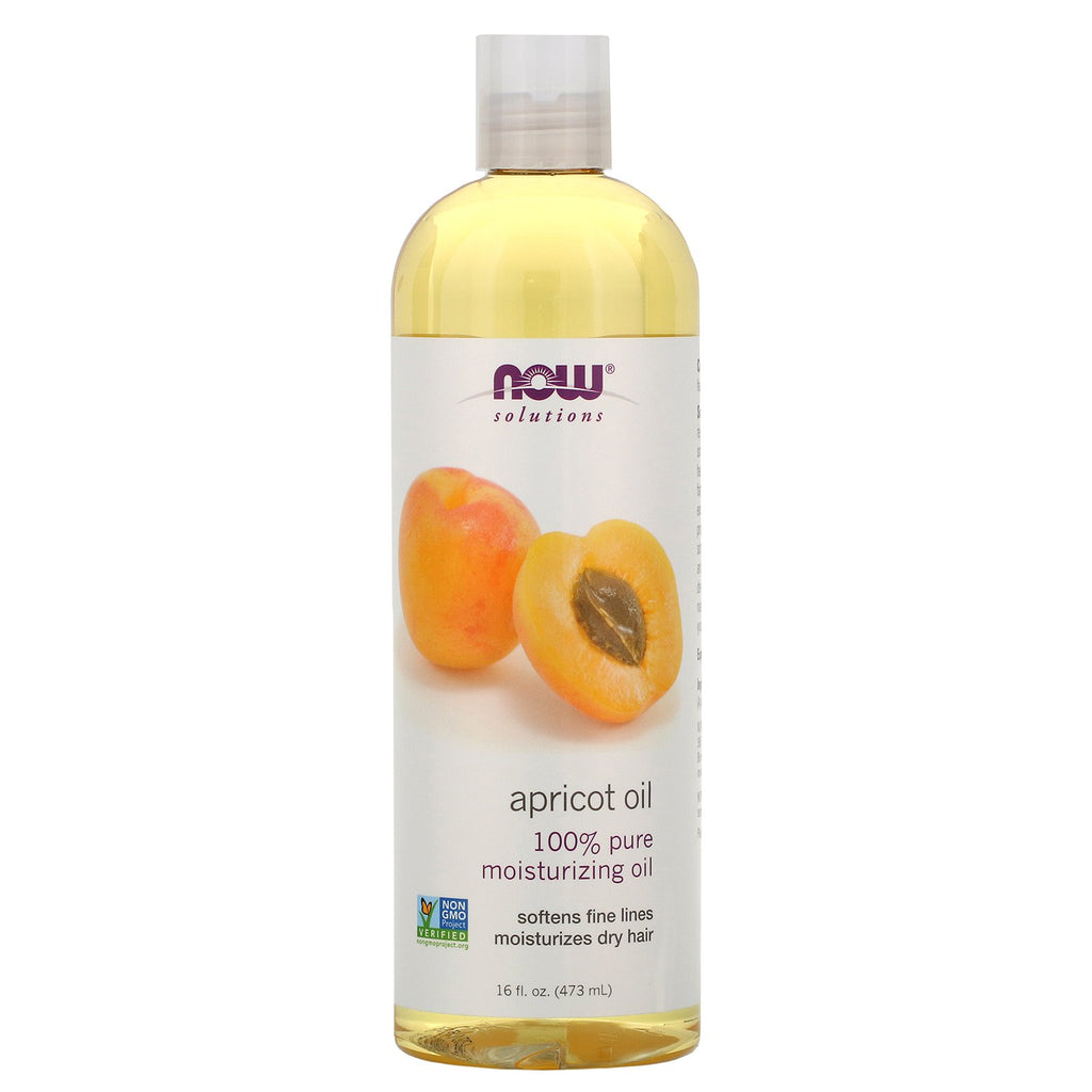 Now Foods, Solutions, Apricot Oil, 16 fl oz (473 ml)