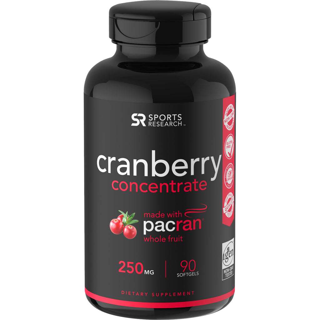 Sports Research, Cranberry Concentrate, 250 mg, 90 Softgels