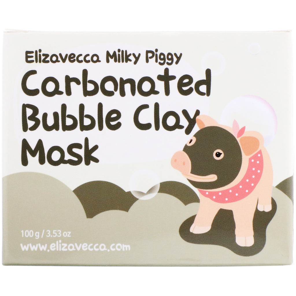 Elizavecca, Mascarilla de arcilla carbonatada con burbujas Milky Piggy, 100 g
