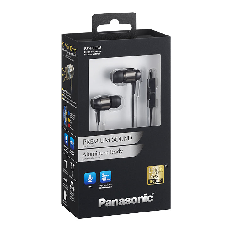 Panasonic høretelefoner | Øretelefon | Stilfuldt design | Bær pose