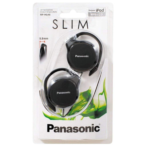 Panasonic høretelefoner | Clip Type | Slank | Sort